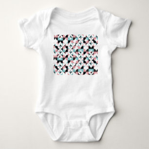 Minimalistische Geometrie, skandinavische Kunst. Baby Strampler