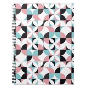 Minimalistische Geometrie, skandinavische Kunst. Notizblock