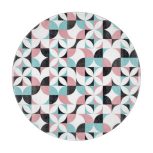 Minimalistische Geometrie, skandinavische Kunst. Schneidebrett