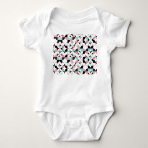 Minimalistische Geometrie, skandinavische Kunstwer Baby Strampler
