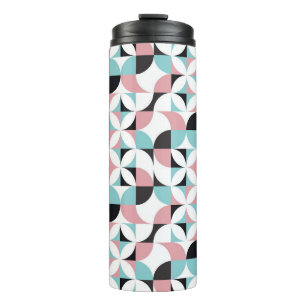 Minimalistische Geometrie, skandinavische Kunstwer Thermosbecher