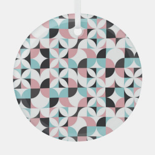 Minimalistische Geometrie, skandinavisches Kunstwe Ornament Aus Glas