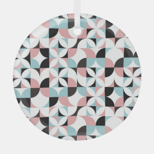 Minimalistische Geometrie, skandinavisches Kunstwe Ornament Aus Glas
