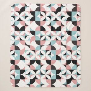 Minimalistische Geometrie, skandinavisches Kunstwe Sherpadecke