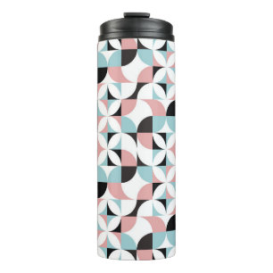Minimalistische Geometrie, skandinavisches Kunstwe Thermosbecher