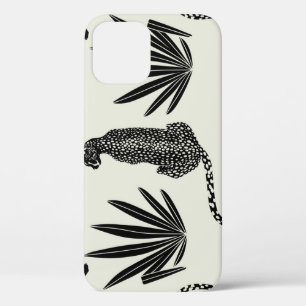 Minimalistische Geparden-Illustration Vintag Case-Mate iPhone Hülle