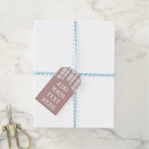 Minimalistische Geschenkanhänger mit individuellem