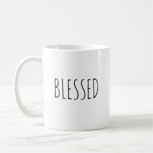 Minimalistische gesegnete Kaffeetasse