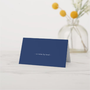 Minimalistische gezeichnete Hochzeitsnacht geklapp Platzkarte
