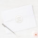Minimalistische Gold-Hochzeiten-Umschlag Aufkleber (Umschlag)
