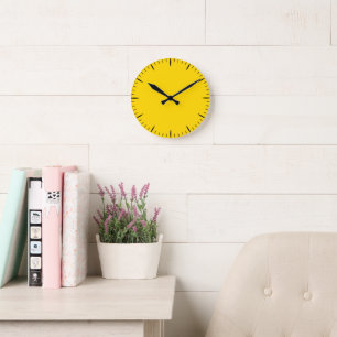Minimalistische Gold Round Clock perfekt für jeden Runde Wanduhr
