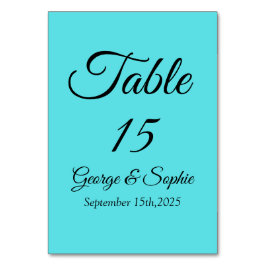 Minimalistische Gold-Tischnummer für Veranstaltung Tischnummer