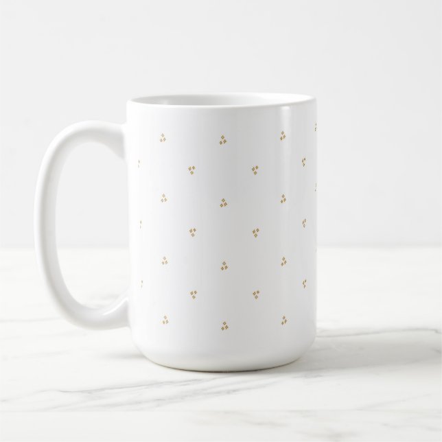 Minimalistische Golden Sparkles Tasse (Links)