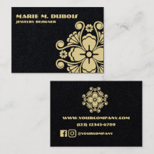 Minimalistische Goldene Blume