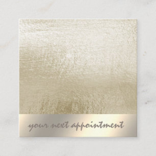 Minimalistische Goldfolie Terminkarte