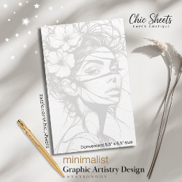 Minimalistische grafische Kunst Design Schreibware Briefpapier