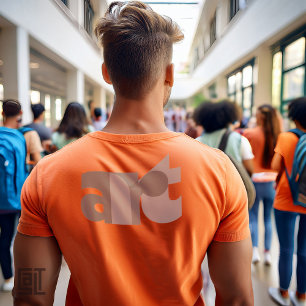 Minimalistische graue ART-Typografie Abstrakte Wor T-Shirt