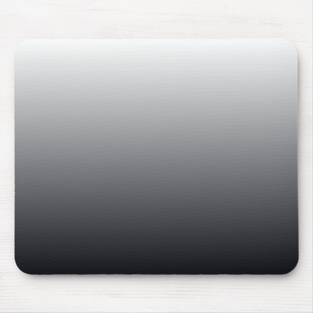 Minimalistische Graue und schwarze Gradient Mousepad (Vorne)