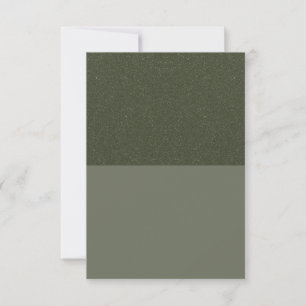 Minimalistische Green Card mit zwei Tonen Moos - i Karte