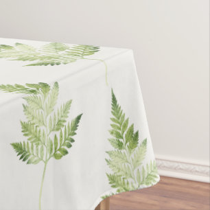 Minimalistische Grüne ernährende botanische Illust Tischdecke