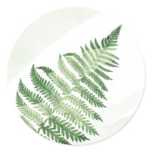 Minimalistische grüne Farn-Hochzeit