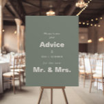 Minimalistische Grüne Hochzeitsberatung und gute W Poster<br><div class="desc">Dieses minimalistisch grüne Hochzeitsratgeber und auch ein Wellnessplakat ist perfekt für eine rustikale Hochzeit. Das Design besticht durch einen schönen Schriftart in grüner Umgebung,  der Ihre Veranstaltung verzieren wird.</div>