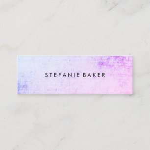 Minimalistische Grunge Mini Visitenkarte