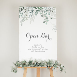 Minimalistische Grünpflanzen Eucalyptus Wedding Op Poster