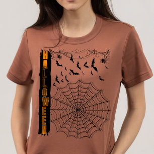 Minimalistische Halloween-Fledermäuse T-Shirt