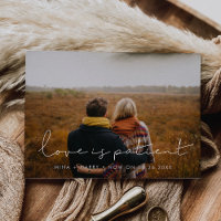 Minimalistische handgeschriebene Liebe für den Pat