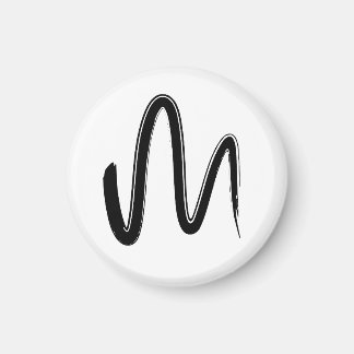 Minimalistische handgezeichnete nahtlose Muster-Gr Magnet