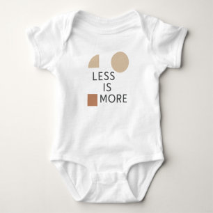Minimalistische Harmonie Baby Strampler