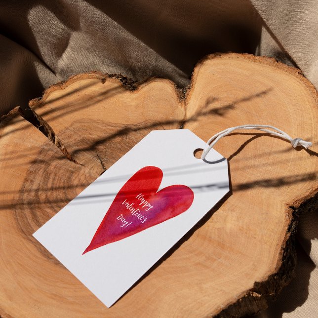 Minimalistische Herzvalentin Geschenkanhänger (Von Creator hochgeladen)