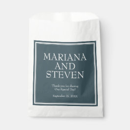 Minimalistische Hochzeit an den Grenzen Geschenktütchen