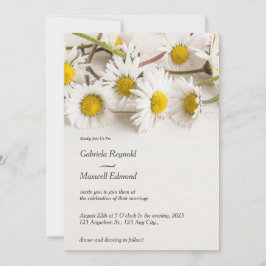 Minimalistische Hochzeit der Neuzeit Einladung