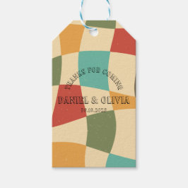 Minimalistische Hochzeit Geschenkanhänger