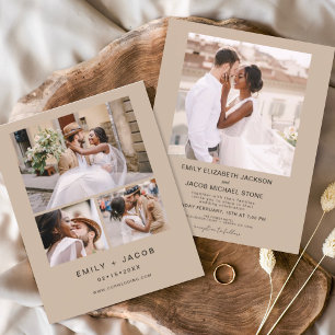 Minimalistische Hochzeit Terracotta Vier Foto