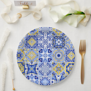 Minimalistische Hochzeit von Elfenbein Pappteller