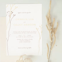 Minimalistische Hochzeit von Wildgras