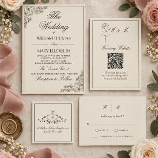 Minimalistische Hochzeits-RSVP-Karte, neutrales De RSVP Karte
