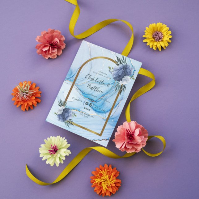 Minimalistische Hochzeitseinladung - stilvoll & ge Einladung (Von Creator hochgeladen)