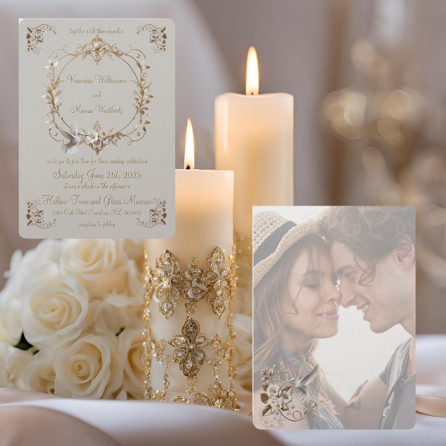 Minimalistische Hochzeitseinladung von White Hummi Einladung (Von Creator hochgeladen)