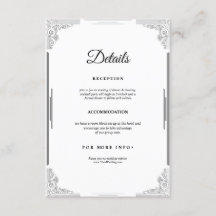 Minimalistische Hochzeitskarte