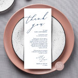 Minimalistische Hochzeitsplatteinstellung Dankesch Programm<br><div class="desc">Die perfekte Touch für Ihren Hochzeitsempfang - unsere elegante Hochzeitskarte mit dem Kartentitel "Danke"! Diese Karten sind so konzipiert, dass Sie jeden Gast an Ihrem besonderen Tag herzlich willkommen heißen. Sie sind der ideale Weg, um Ihren Tischen eine persönliche Touch hinzuzufügen. Diese Orts-Einstellungskarten sind einfach zu bedienen - einfach eine...</div>