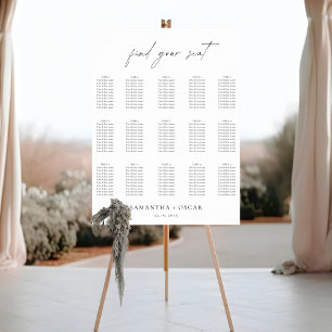 Minimalistische Hochzeitsstift Poster