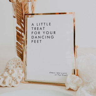 Minimalistische Hochzeitsszenario Poster