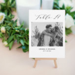 Minimalistische Hochzeitstabelle 17 Zahlen und Bil Ankündigung<br><div class="desc">Eine andere Art,  Ihre Hochzeitsfeiern Tischnummern zu zeigen. Entworfen,  um die Kollektion "Wedding Essentials - Classic" zu ergänzen. Dieses Template enthält 1 Bild,  das als Kind oder als Paar sein könnte,  Tabelle 17 in. Klassische elegante Schrift Typografie,  Pärchennamen und Hochzeitstag. Tabellen 1 bis 18 in der Auflistung abrufen</div>