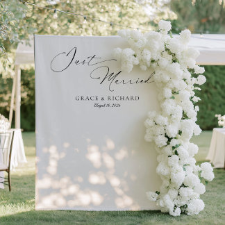 Minimalistische Hochzeitsteppich-Hochzeitsdekorati Wandteppich