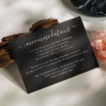 Minimalistische Hochzeitsunterkünfte mit schwarzer Begleitkarte<br><div class="desc">Schwarze Schrift minimalistische Hochzeitsunterkünfte. Bitte kontaktieren Sie mich,  wenn Sie weitere Informationen benötigen.</div>