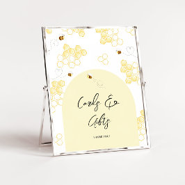 Minimalistische Hummelkarten Geburtstag Poster